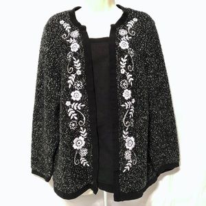 Cathy Daniels 3/4 Sleeve Pullover Sweater